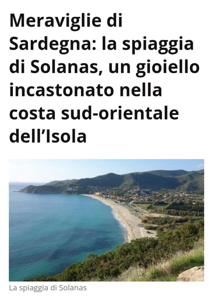 Vacanze a Solanas.....con Clima Solanas  Exterior foto